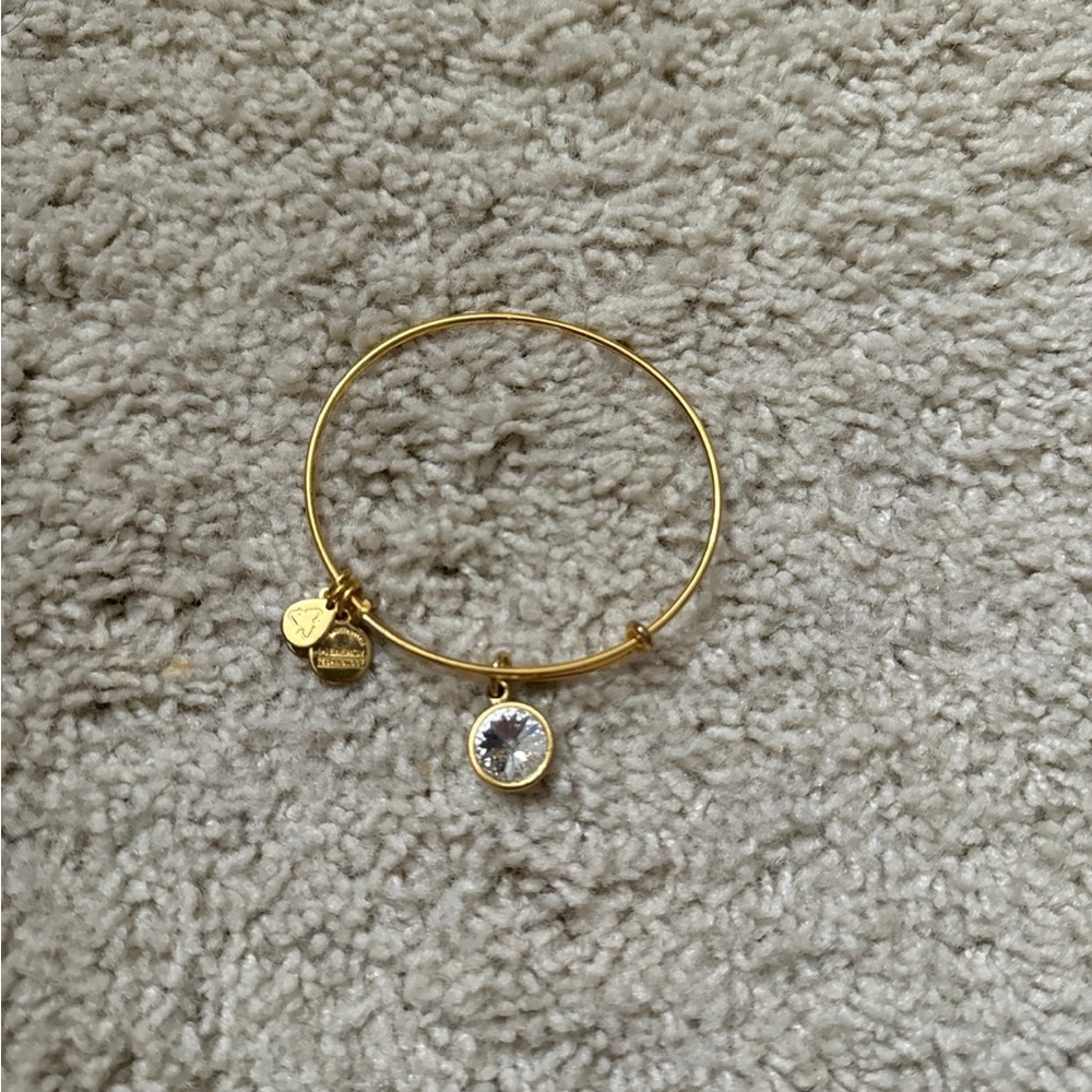 Alex and ani clear crystal bracelet